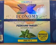 Sea Salt Tablet Sanitise Foot Soak Pedicure Anti Bacteria Spearmint Spa 3.5kg