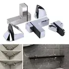 Glass Door Clamp Frameless Brackets Cabinet Door clip Glass Shelf Holder