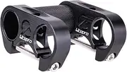 MOTHNUR 1 Set Folding Bike Handlebar Stem Ultralight Double Stem Riser for Convenient Installation Durable and Practical Accessory Black Color