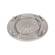 Wildtrak 20cm Folding 4-Slice Stainless Steel Toaster - Silver