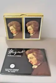 Vtg Mozart Piatnik Double Deck Bridge Playing Cards Made in Austria Sealed US13