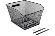 Bike Basket Wire Mesh Bike Rear Basket For Extra Rear Storage Road MTB Hybrid