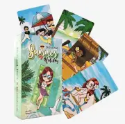 78pcs The Summer Holiday Tarot Cards Oracle Cards for Divination Fate Astrology