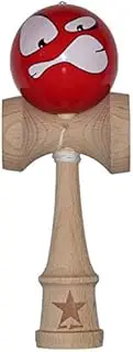 Super Kendama Face Kendama Red Angry