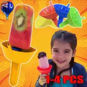 1-4xDrip Free Popsicle Holder Mess Free Frozen Treats Holder with Straw For Kid