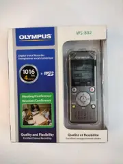 Olympus WS-802 Digital Voice Recorder New Voice Activation 1016 Hrs 4GB In Box