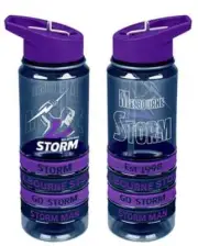 Melbourne Storm NRL Tritan Bottle with BANDS