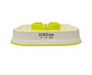 Scream Slow Feed Interactive Dog Bowl Loud - Green