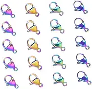 ULDIGI DIY Jewelry Supplies 20pcs Handmade Lobster Clasps Metal Buckles for DIY Crafts