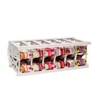 can organizer, pantry storage rack, canned food and goods, 60 cans