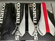 Selle San Marco Saddle Ponza Power (Pce) Black/White Red/White Black