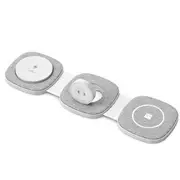Laser 3-in-1 Foldable Travel Wireless Charging Pad (Grey)