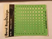 NOS Berol Rapidesign Template - Small Ellipses - R-73 - FREE SHIP!