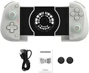 Wireless Bluetooth-Compatible Mobile Phone Gaming Controller with Cooling Fan Stretchable Game Controller Hall Effect Joystick Mobile Phone Gamepad Turbo/Vibration for Android for Switch/PC