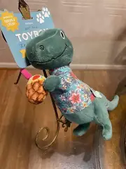 FRINGE Eggcited It’s 5 O’Clock Somewhere DINOSAUR Plush With Squeaky 13”