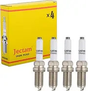 Jectam Double Platinum Spark Plug 06K905601B 06K905611C PLFER7A8EG PLFE7RA8EG 4Pcs Compatible with 2013-2022 A3 A4 A5 A6 Q5 Q7 S3 TT TTS Beetle Golf GTI Jetta Passat EA888 Ⅲ 1.8L 2.0L