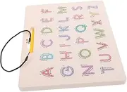 HANABASS Magnetic Alphabet Tracing Board Double Sided Letter Writing Board for Learning Enhances Fine Motor Skills Supports Early Childhood Education Magnet Craftsmanship