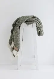 Masterweave Windermere Wool Twill Throw-Moss