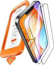 UltraGlass Unbreak Top 9H+ Glass for iPhone SE 4/2025 Screen Protector [Military Grade Shatterproof & Longest Durable] iPhone SE 2025 Screen Protector Tempered Glass, Easy Installation, 2 Packs