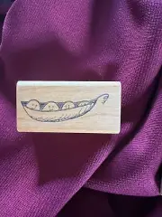 Rubber Stamp PEA IN A POD