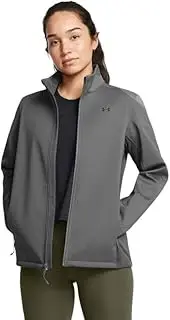 [Under Armour] Womens ColdGear Infrared Shield 2.0 Soft Shell, (025) Castlerock / / Black, Large, (025) Castlerock / / Black, Large