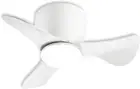 GESUM Ceiling Fan with LED Lights Remote Control, 22 lnch Small (WHITE) NEW!