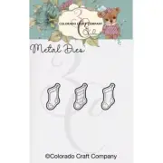 Colorado Craft Company Metal Die Set Kris Lauren ~ Stocking Mini