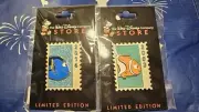 Disney DEC Pixar Commemorative Stamp Pin Set LE Dory Nemo Finding Nemo