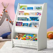Oikiture Kids Toy Storage Box Bookshelf Organiser Display Shelf DIY Storage Rack