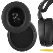 Geekria Protein Leather Ear Pads for SteelSeries Arctis 7 Headphones (Black)