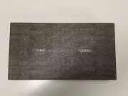 Zodax Bora Bora 12" Faux Stingray Leather Box Suede Interior