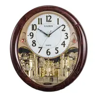 在飛比找PChome24h購物優惠-KAIROS凱樂時 KP-1906 復古歐風光控報時音樂鐘