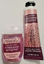 A Thousand Wishes Travel Hand Cream & Pocketbac Sanitizer Duo