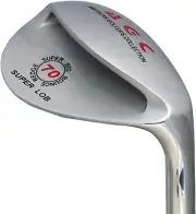 Lezax AGWG-1103-70 Big Bounce Wedge 70 Degrees Plated Finish Steel Shaft Silver