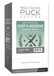 Coffee, Chef's Reserve Decaf, 9.5 Gram Pods, 18 Count