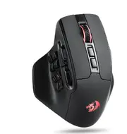 Redragon M811 PRO Wireless MMO Gaming Mouse, 15 Programmable Buttons RGB Gamer Mouse, 10 Side Macro Keys Black
