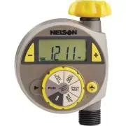 (3)-Nelson Electronic Single Outlet Lawn Watering Timer Model: 856674-1001