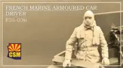 COPPER STATE MODELS CSM F35-036 WWI FRENCH MARINE ARMOURED CAR DRIVER