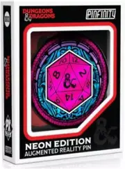 Dungeons & Dragons d20 Dice AR Pin Neon Edition