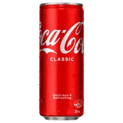 Coca-Cola Classic Soft Drink Can 250ml