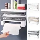 Multi Functional Aluminum Foil Dispenser with Safe Cutting Slide Design