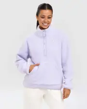 Women's Violet Fleece Pullover - THISTLE - THISTLE