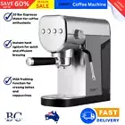 Devanti Coffee Machine 20 Bar Espresso Maker Milk Frother Cafe Cappuccino Latte