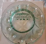 2001 New In Box Longaberger Glass Egg Plate