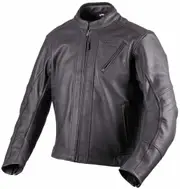 GMS Panther Motorcycle Leather Jacket, black, Size L for Men