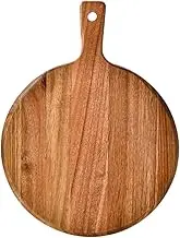 Hoement Wooden Pizza Storage Board Steak Bread Serving Tray Kitchen Cutting Board Decorative Fruit Versatile Use