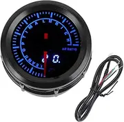 X AUTOHAUX Air/Fuel Ratio Gauge 2" 52mm AFR Controller Gauge Colorful Pointer,LED Digital Display Car Vehicle Automotive Universal Black Black White