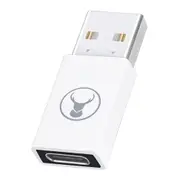 Bonelk 5Gbps USB-A to USB-C 3.0 Adapter/Connector For Laptop/Computer White