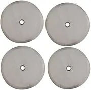 D&A French Coffee Press Replacement Filter - 4.6" Universal 12-Cup (1500ml) Reusable Stainless Steel Metal Filter Mesh for Bodum French Press Coffee Makers, Espresso & Tea Machines(4 Pack)