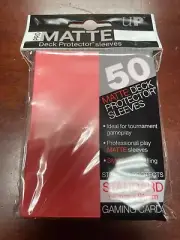 600 Ultra Pro Standard Sized RED PRO MATTE Deck Protectors MTG Blowout Prices